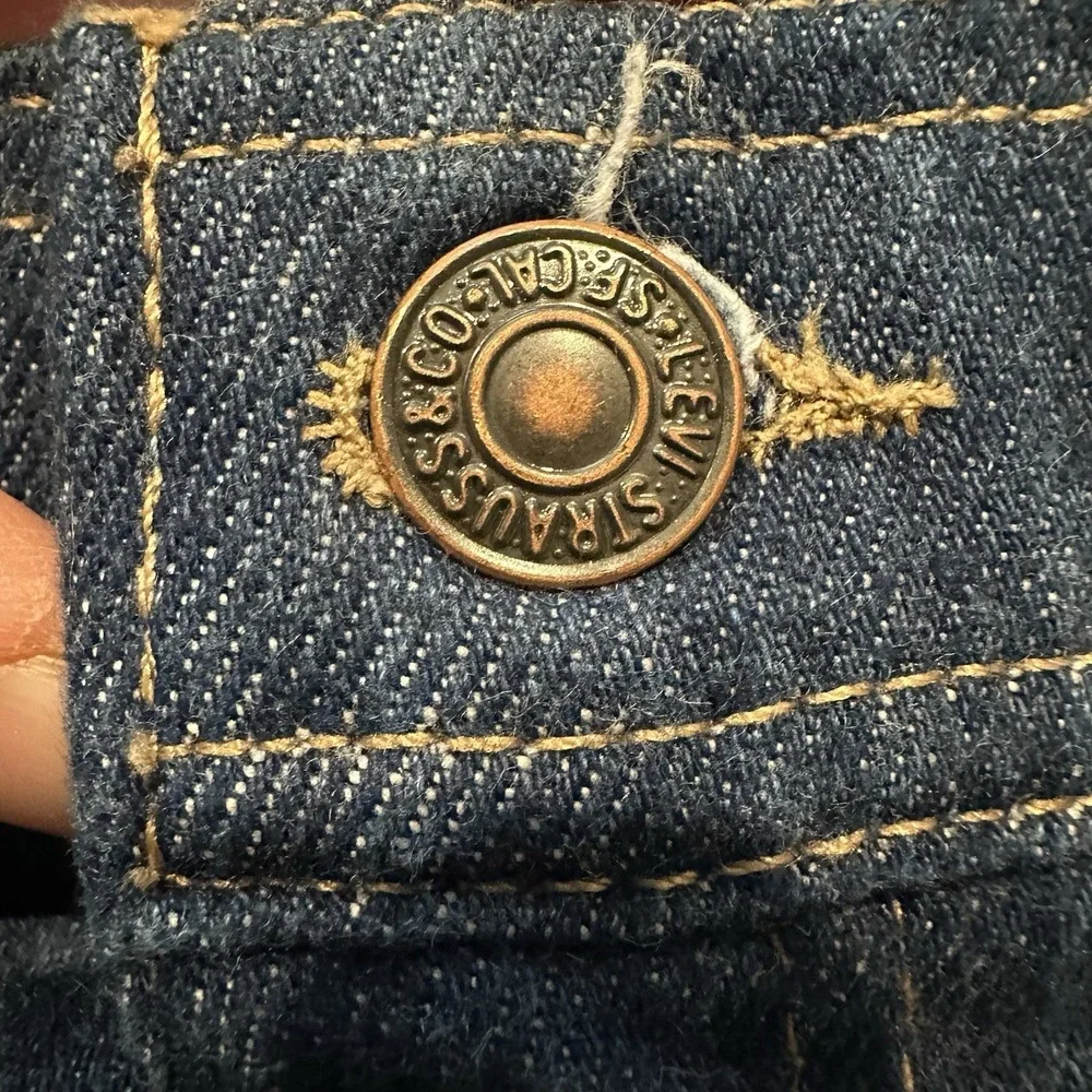 Levi's 505 Vintage Action Casuals Jeans USA Made Talon 42 Straight Fit 34x33